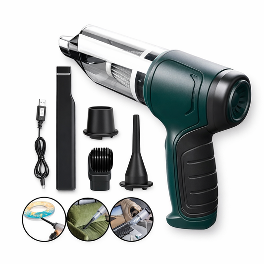 Aspiradora Inalámbrica Premium 3 en 1 Ultra Potente – Aspira, Sopla e Infla en Segundos